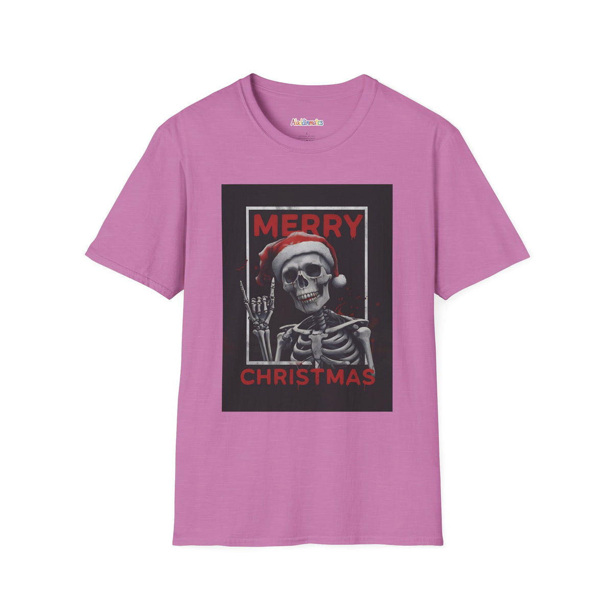 Merry Christmas Skull Unisex Softstyle T-Shirt