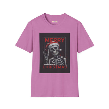 Merry Christmas Skull Unisex Softstyle T-Shirt