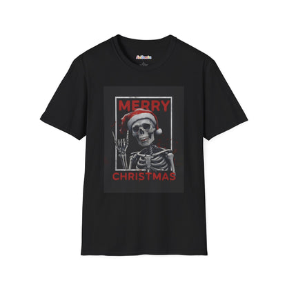Merry Christmas Skull Unisex Softstyle T-Shirt