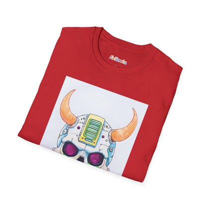 Horn Skull Unisex Softstyle T-Shirt