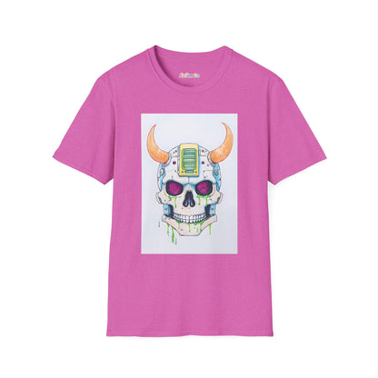 Horn Skull Unisex Softstyle T-Shirt