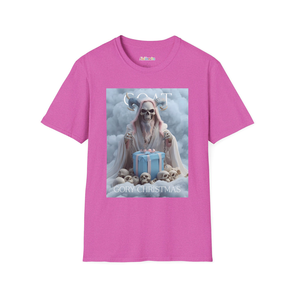 Goat Gory Christmas Unisex Softstyle T-Shirt