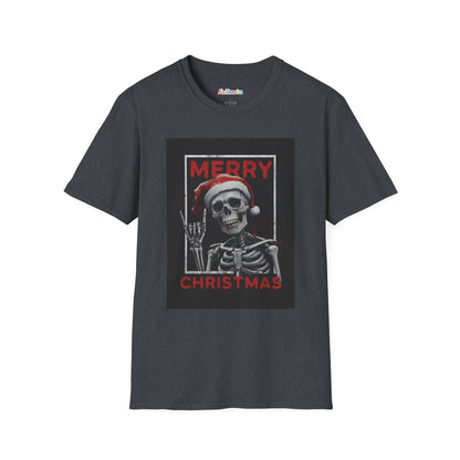 Merry Christmas Skull Unisex Softstyle T-Shirt