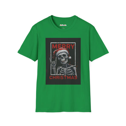 Merry Christmas Skull Unisex Softstyle T-Shirt