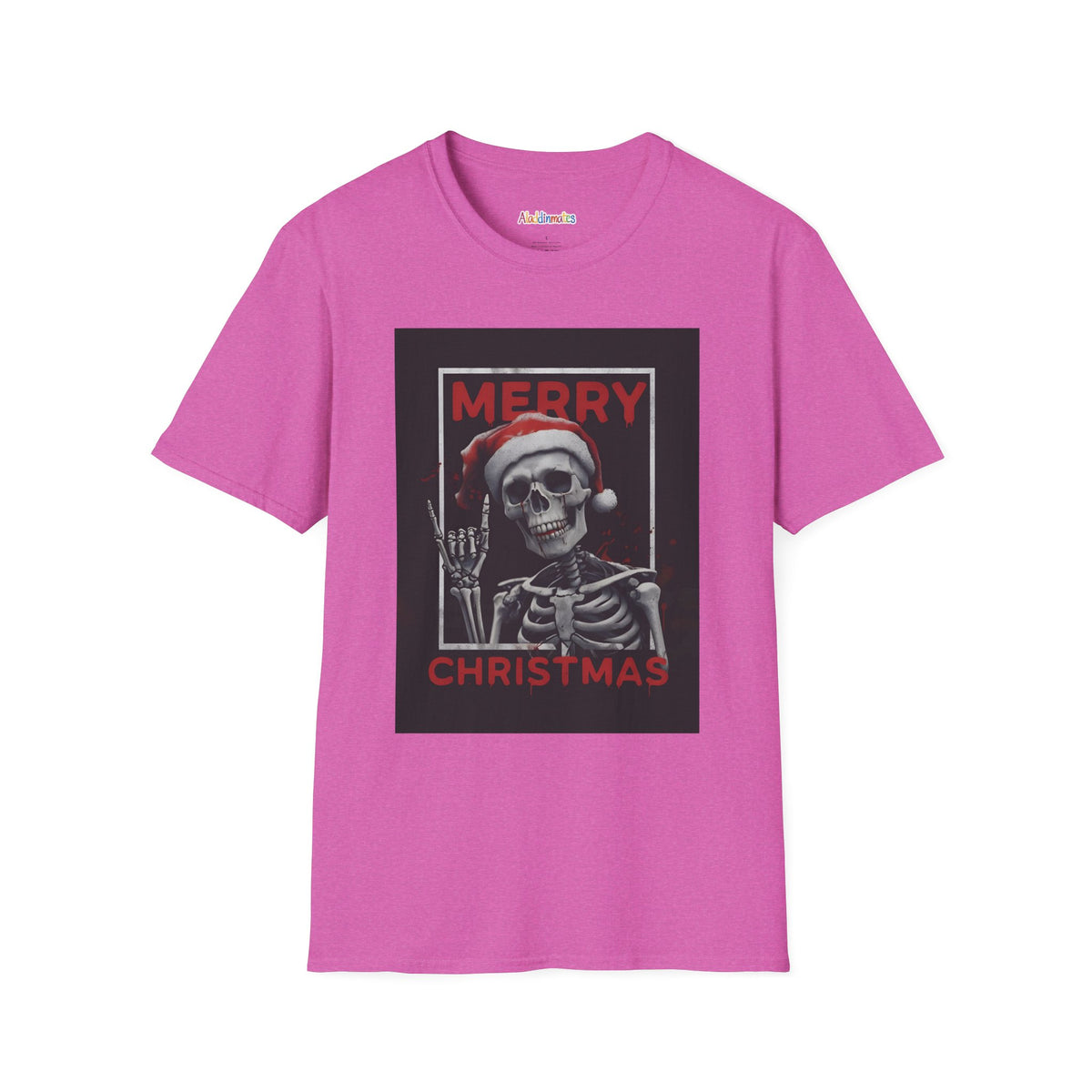 Merry Christmas Skull Unisex Softstyle T-Shirt