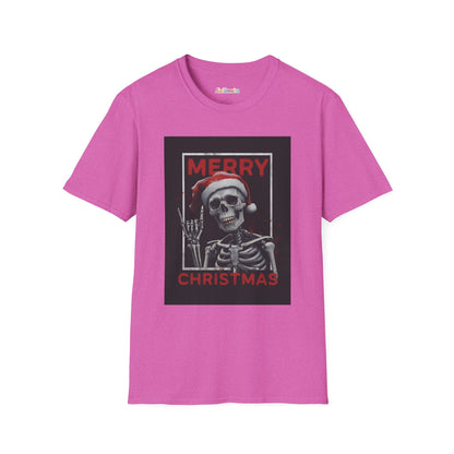 Merry Christmas Skull Unisex Softstyle T-Shirt