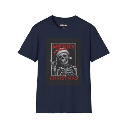 Merry Christmas Skull Unisex Softstyle T-Shirt