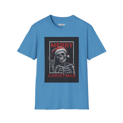 Merry Christmas Skull Unisex Softstyle T-Shirt