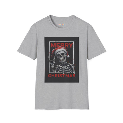 Merry Christmas Skull Unisex Softstyle T-Shirt