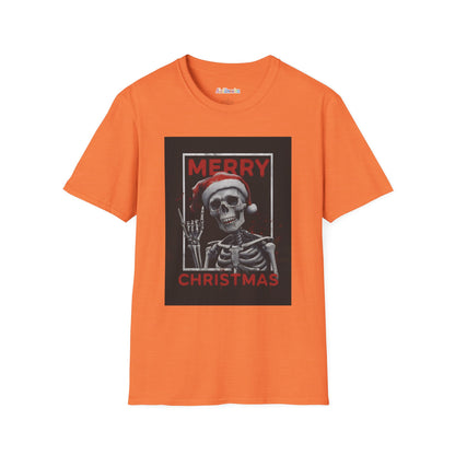 Merry Christmas Skull Unisex Softstyle T-Shirt